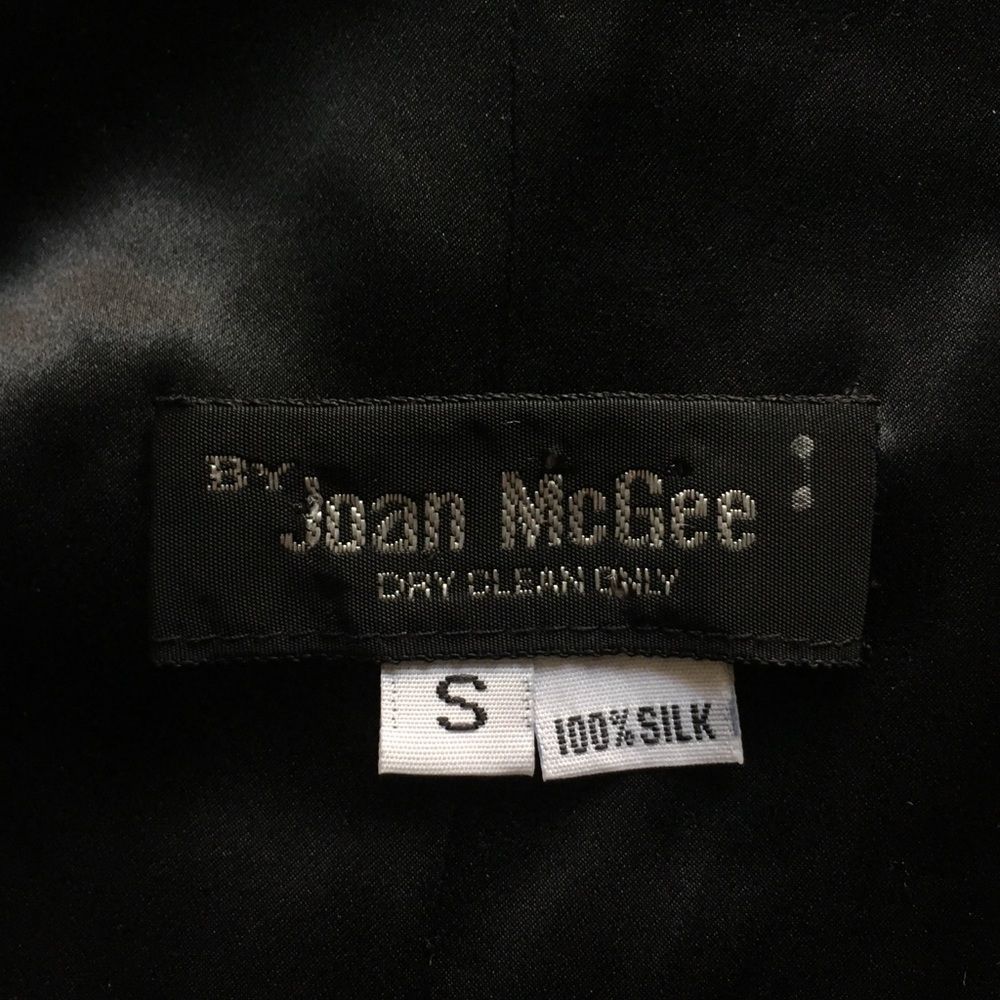 Rare! JOAN MCGEE HAND-PAINTED Silk Crinkled Pleated Blazer Jacket OOAK Fiber ART - Picture 3 of 8